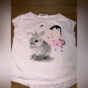 🏷️ 5 for $25 🏷️ H&M bunny shirt, 2-4T